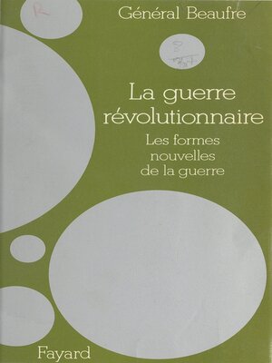 cover image of La guerre révolutionnaire